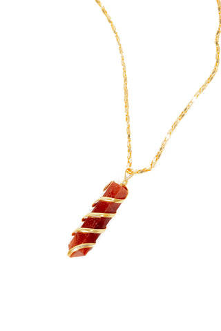 Carnelian Necklace For The Sacral Chakra