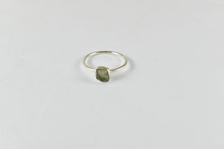 Moldavite Ring In Sterling Silver, intuitively chosen (1 gram to 1.4 grams)