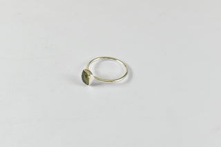 Moldavite Ring In Sterling Silver, intuitively chosen (1 gram to 1.4 grams)