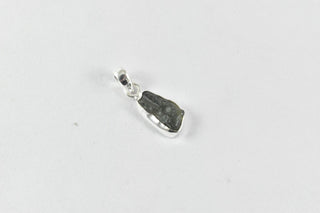 Intuitively chosen Moldavite Sterling Silver pendant, Saged and Blessed (1.9-2.9 Grams)