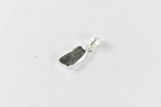 Intuitively chosen Moldavite Sterling Silver pendant, Saged and Blessed (1.9-2.9 Grams)