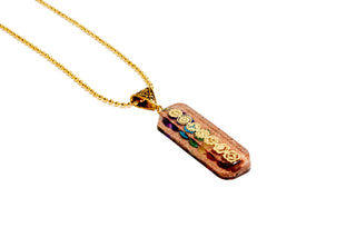 7 chakra Orgone Copper Pendant with Chain